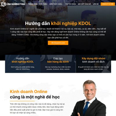 Theme wordpress landing page giới thiệu cá nhân