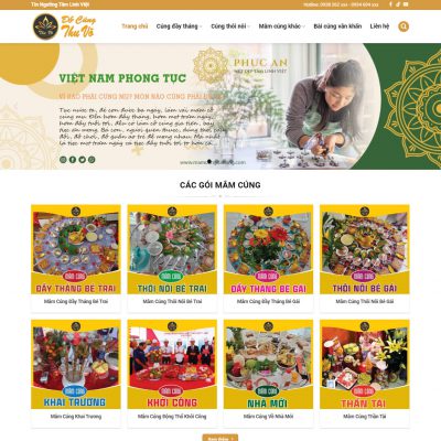 Theme wordpress bán đồ cúng