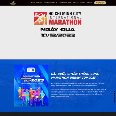 Theme wordpress sự kiện marathon