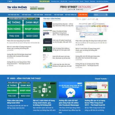 Theme wordpress tin tức - thủ thuật tin học