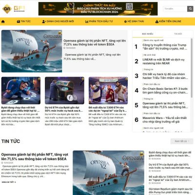 Theme wordpress tin tức blockchain, crypto, coin